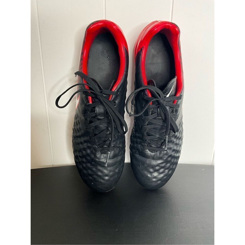 Nike Mens Size 8 Magista Onda II FG Red Black Soccer Cleats 844411-061
